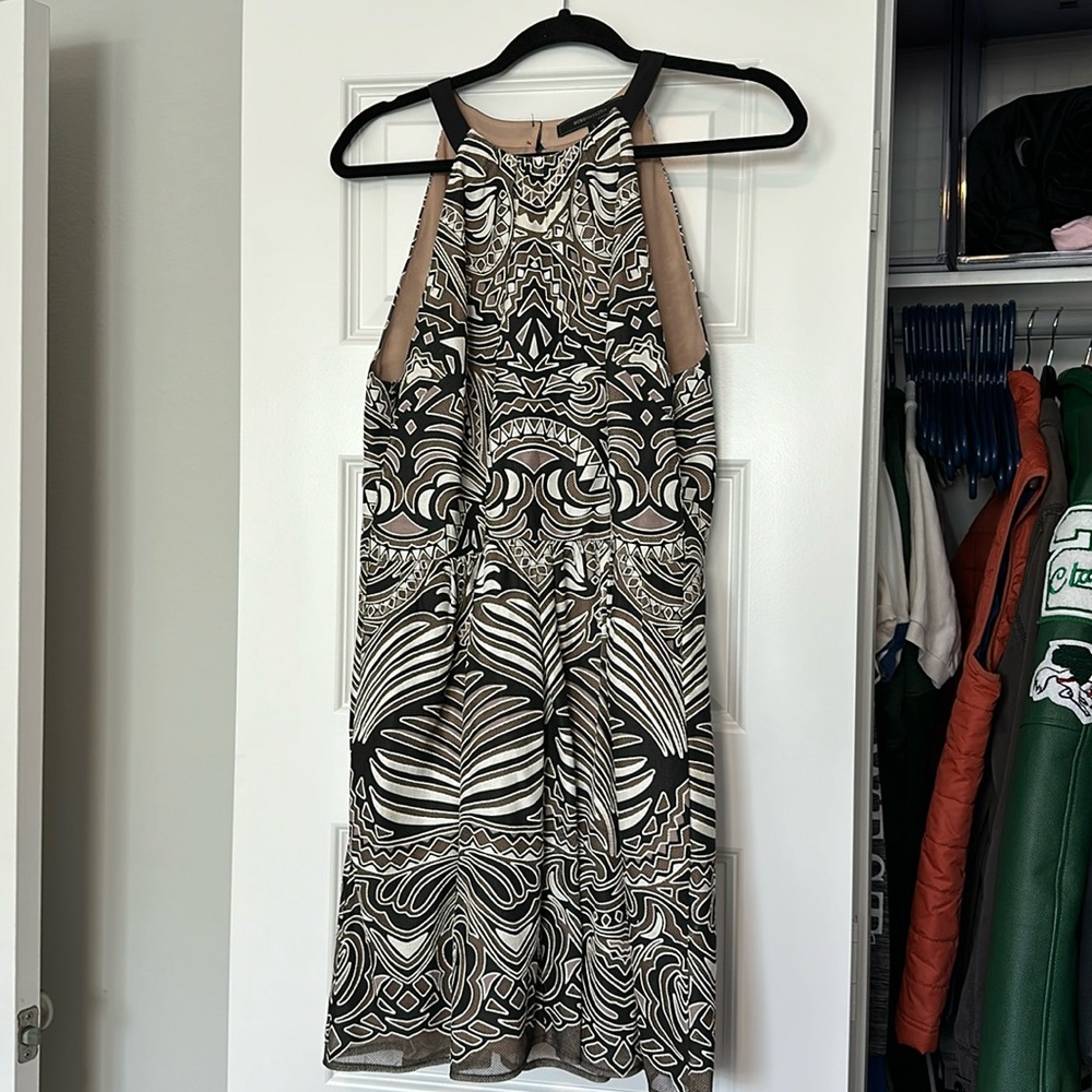 BCBGMAXAZRIA Women's Patterned Dress